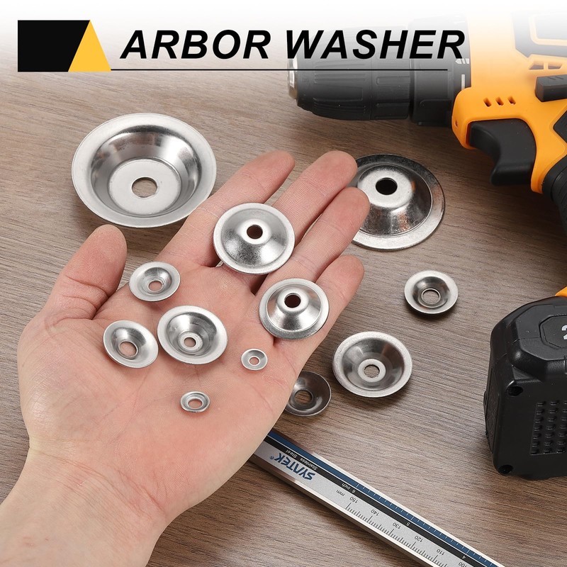MECCANIXITY 4 Pcs M12 Arbor Washer, 2x50mm 304 Stainless Steel