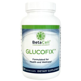 BETACELL BETACELL Glucofix - Berberine Supplement - Herbal Supplement with Cinnamon, Gymnema, Berberine, Bitter Melon, and Turmeric - 120 Capsules