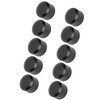 10PCS Motorcycle Head Bolt Cover Black Flat CNC Aluminum Engine