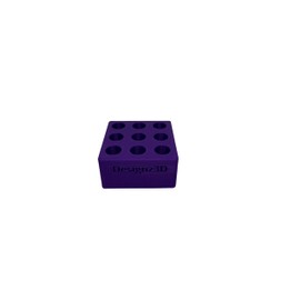 Designz3D 510 Cartridge and Battery Pen Holder - 9 Spaces (Purple)