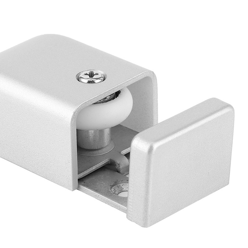 4Pcs Adjustable Sliding Door Stopper Roller Guide Hardware Accessory for
