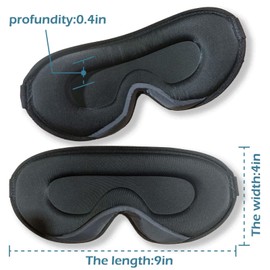 Eye Masks For Sleep, Sleep Masks, Eye Mask, Sleep of 3D Light Blocking Blindfold, 3D Contoured Cup Sleeping Mask,Lash Extensions 3D Sleeping Mask, Travel Essentials For Flying, Eye Covers For Sleeping