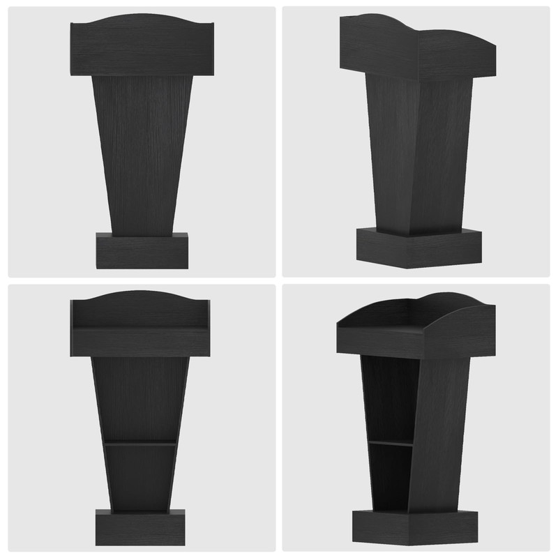 aboxoo Podium Stand - Modern Podium Lectern with Laptop Shelf