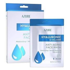 AZURE Hyaluronic Acid & Collagen Anti Aging Sheet Facial Mask-Rejuvenat