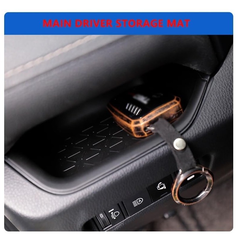 for 2023 RAV4 Driver Storage Box Organizer Mat Driver's Interior
