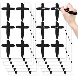 72Pcs Cross Eye Black Stickers, Long Lasting Eye Black Stickers for Christian Athletes in Football, Baseball, Basketball