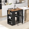VECELO Small Bar Table and Chairs Tall Kitchen Breakfast Nook
