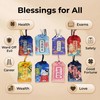 8 Pcs Omamori Japanese Good Luck Charms Hanging Ornaments Keychain