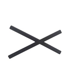 Caulo Silicon Rubber Replacement Temple Ear Socks for IC! IC Berlin 7423 9743 9707 Eye Glass Eyeglasses Frames (Black - 1 Pair)