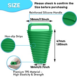 EDSRDPLT 8 Pcs Kayak Scupper Plugs Kit with Silicone Handles 2 Sizes Scupper Plugs Drain Holes Stopper Non-Slip Easy Installation Waterproof & Leak-Proof Scupper Plugs for Kayaks Canoes Fishing Boats