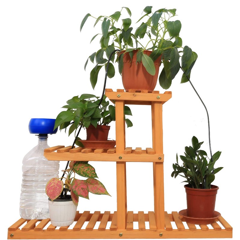 Bewässerungscomputer Micro Drip Bewässerungssystem Automatisch Bewässerung für Indoor Balkon Topfpflanzen,