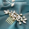 Unicra Bride Wedding Hair Comb Crystal Hair Accessories Bridal Hair