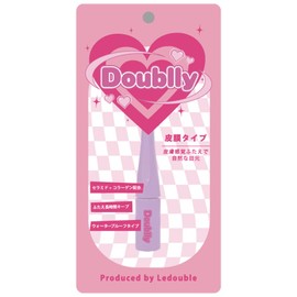 Doublly Ledouble 0.07 fl oz (2 ml) New Series Ceramide, Collagen, Moisturizing Ingredients, W Formulation, Waterproof, Double Layer Coating Type, Habit