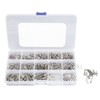 840Pcs Bolts Nuts Assortment Kit Metric M2.5 Assorted Cap Hex