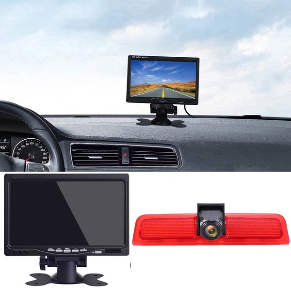 With 7 Inch LCD Monitor, Night Vision HD Double Cameras