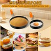 Egg Ring Pancake Ring Set 6 Pcs Stainless Steel Fried