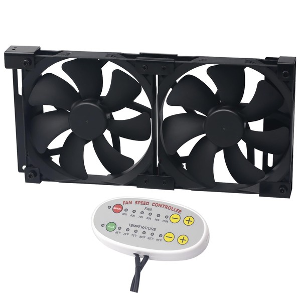 12V RV Fridge Ventilation Cooling Fan 5.5" (140mm) Fit for