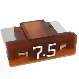 AUPROTEC Mini LP Car Fuses Blade Fuses 2A - 30A Selection: 7.5A Amp Brown Pack of 10
