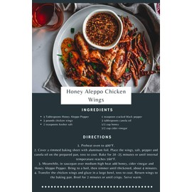 Honey Aleppo Pepper- 6.8 oz. Jar (Pack of 2) -A Sweet and Savory Unique Seasoning Blend with a touch of heat. There is NOTHING like it on the market.