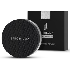 "Black Edition Oil Control Powder" SRICHAND/Genderless Cosmetics Specializing in Oil Control, Suppresses Shine & Sebum for Smooth and Impressive Skin