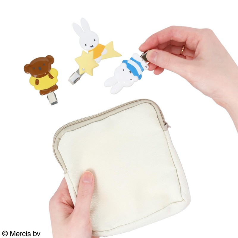 Shobido MF34959 Miffy Dick Bruna Hair Accessories Goods Bangs Clip