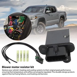 MOKSI Blower Motor Resister Wire Harness Kit Fit for Toyota Tacoma 2005-2020 Manual AC Models,Replaces Part# 8713804050, 8713804051, 8713804052