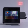Weather Station Clock Temperature Humidity LCD Color Display LED Backlight
