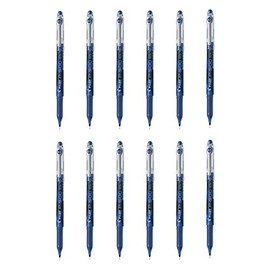 Pilot P500 Needlepoint Gel Rollerball 0.5 mm Tip (Box of 12) - Blue