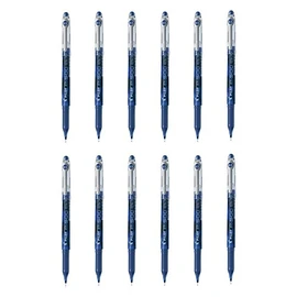 Pilot P500 Needlepoint Gel Rollerball 0.5 mm Tip (Box of 12) - Blue