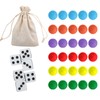 COMSREV 30 Wahoo Board Game Replacement Marbles 5 Each of
