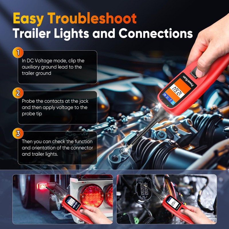 2025 Autel PowerScan PS100 Power Circuit Probe Kit, 12V 24V