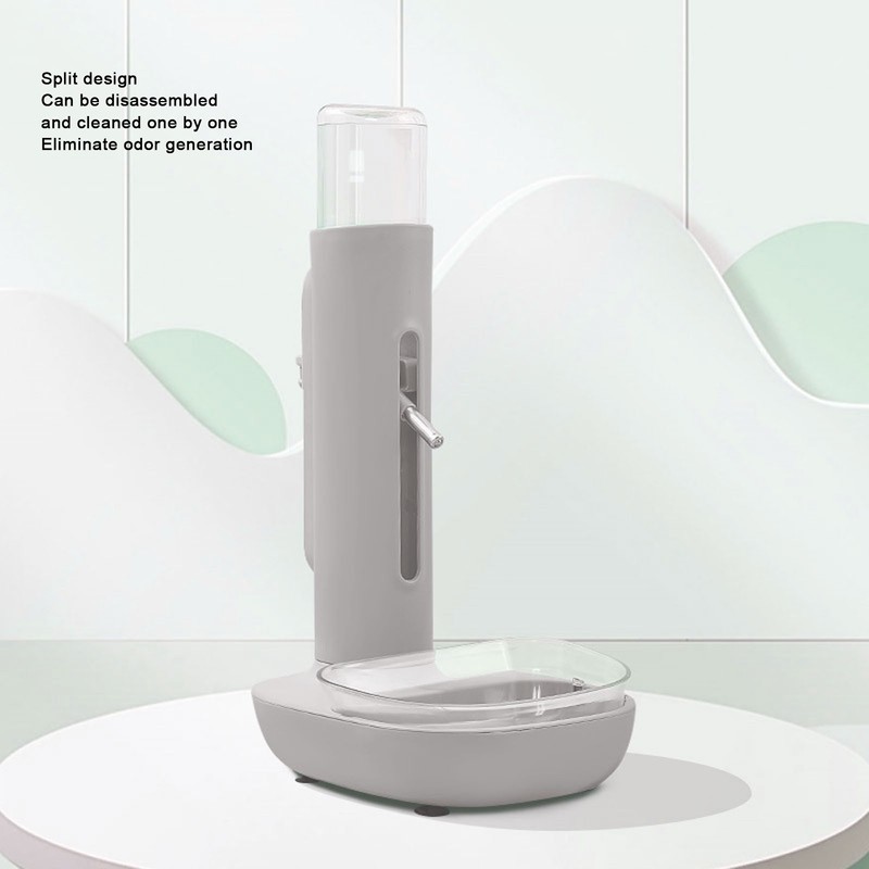 Dog Standing Water Dispenser Bowl Automatic Detachable Pet Drinking Feeder