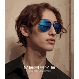 MERRY'S Classic Polarized Aviator Sunglasses for Men Women S6025