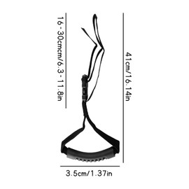 Tabanzhe Car Door Handle for Elderly Car Standing Support Strap Auto Mobility Aid Device Vehicle Grab Handle for Seniors Elderly(Black)