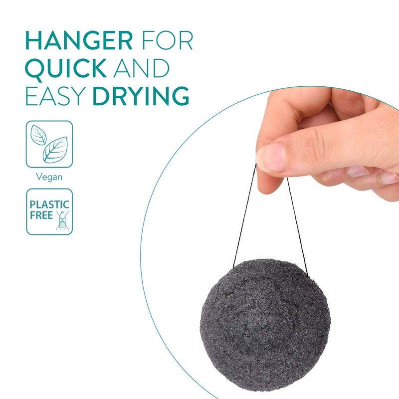 Navaris 8 x Konjac Sponge Set - Face Sponge Cleaning