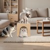 Cardboard Cat House with 2-Stories Scratch Pad | 2-Level Cat