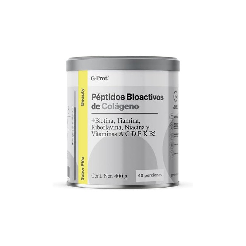Beauty Peptidos Bioactivos de Colágeno sabor Naranja 400 g