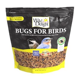Wild Delight Bugs for Birds - 16oz Bag Bird Food