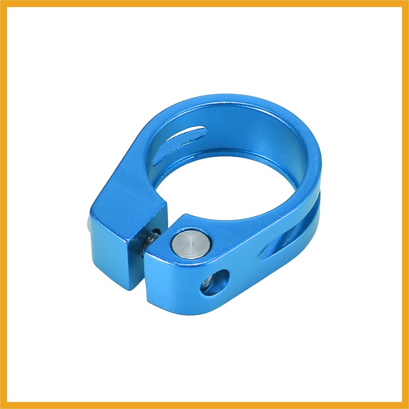 Partuto 28.6mm Aluminium Alloy Bicycle Seat Post Clamp Seat Post