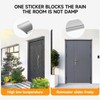 LCGAOYA 1PCS Aluminum Door Rain Drip Guard Cap, 47 Inch