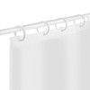 Top-Spring 12 Packs Shower Curtain Rings Plastic Curtain O Rings