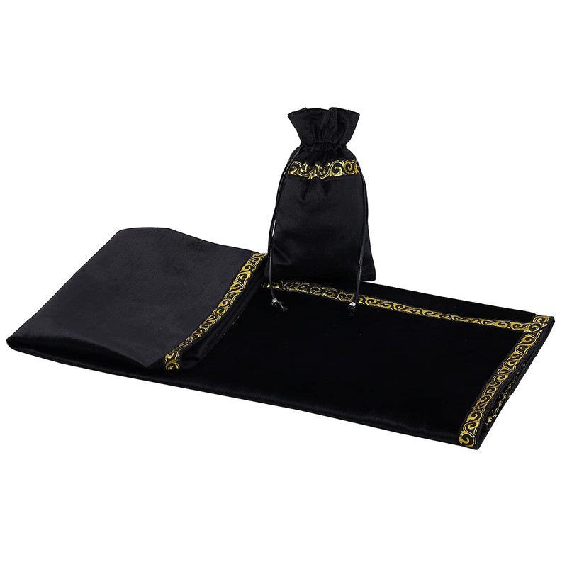BLESSUME Altar Tarot Table Cloth Square Divination Wicca Velvet Cloth
