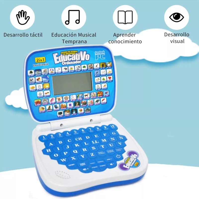 Show Me Mini Laptop Interactiva Educativa Español/inglés Niños M165