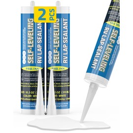 Self-Leveling RV Roof Sealant for Camper Repair - 2 Packs