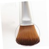 Healeved 2pcs Mini Foundation Makeup Brushes with Short Wooden Handles