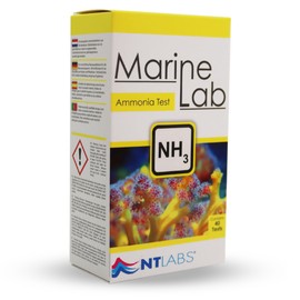 NT Labs Marine Lab Ammonia Test Kit, Marine Aquarium Water Testing Kit, Accurate Results, Contains up to 40 Tests.