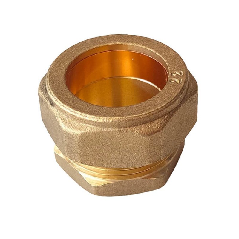 Brass Tube Compression Fitting, Compression Stop End Cap Copper Compression