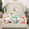 Homewish Fitted Sheets 90 x 190 cm Kids Cute Dinosaur