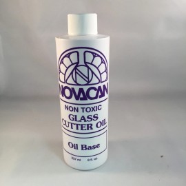 Novacan Glass Cutter Oil Stained Glass Supplies (8oz)