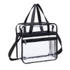 Harrington Marley Large Clear Tote Bag, Transparent Toiletry Shoulder Bag,